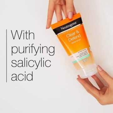 Neutrogena® Clear & Defend 2% Salicylic Acid Face Scrub
