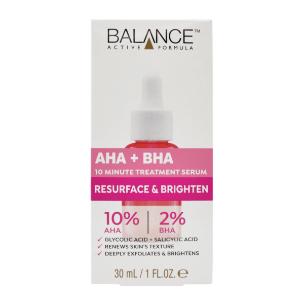 BALANCE ACTIVE FORMULA AHA 10% + BHA 2% Retexturising Serum 30ml - Image 2