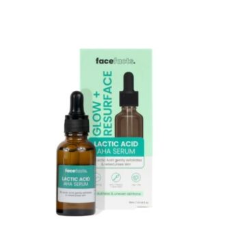 FaceFacts Glow & Resurface Lactic Acid Facial Serum 30ml