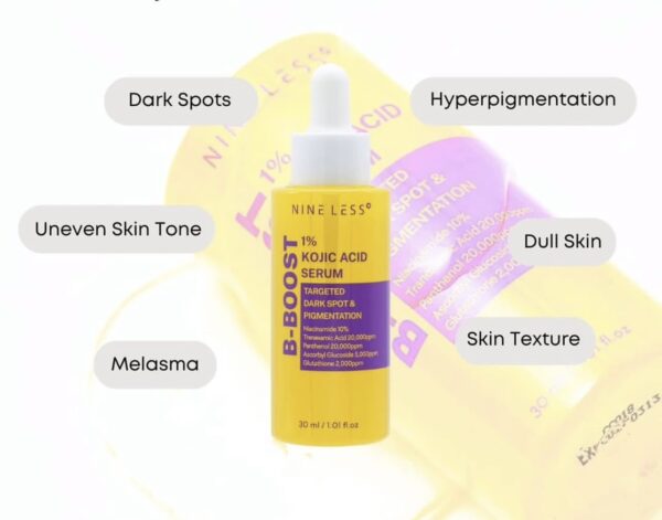 Nineless B-Boost 1% Kojic Acid Serum - 30ml - Image 3