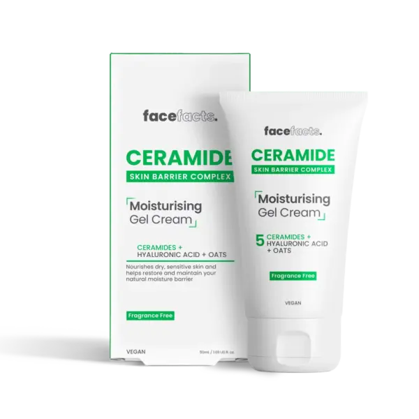 FaceFacts Ceramide Moisturising Gel Cream 50ml