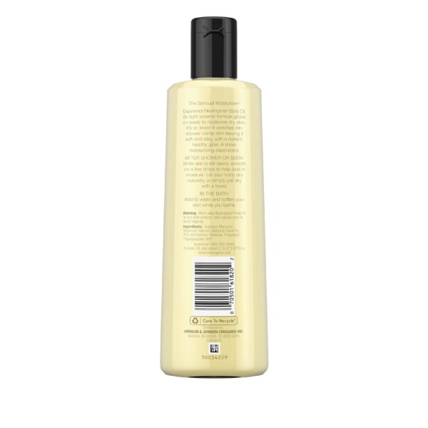 Neutrogena® Body Oil, Light Sesame Formula - 8.5 oz - Image 4
