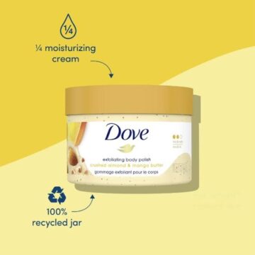 Dove Exfoliating Body Polish With Crushed Almond & Mango Butter