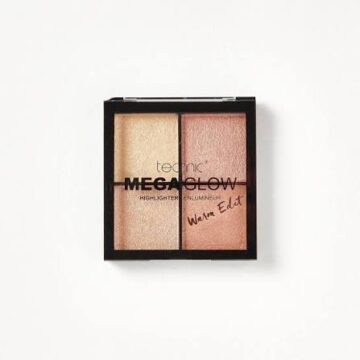 Technic Mega Glow Highlighter - Warm Edit Edition | Radiant Warm-Toned Highlighter Palette