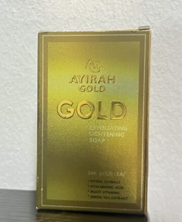 AYIRAH Gold exfoliating lightening soap