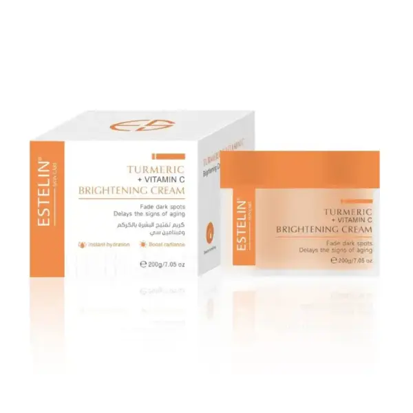 ESTELIN -TURMERIC + VITAMIN C (Brightening) Cream 7.05 oz 200g