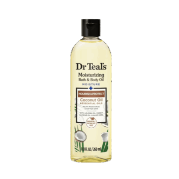 Dr Teal's Moisturizing Coconut Bath & Body Oil, 260ml.