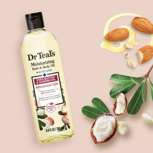 Dr Teal’s Bath And Body Oil Moisturizing Shea Butter and Almond oil Bath And Body Oil 8.8Oz - Image 3