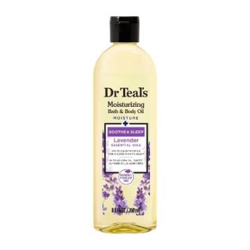 Dr Teal’s Soothe & Sleep Lavender Moisturizing Bath And Body Oil 8.8Oz