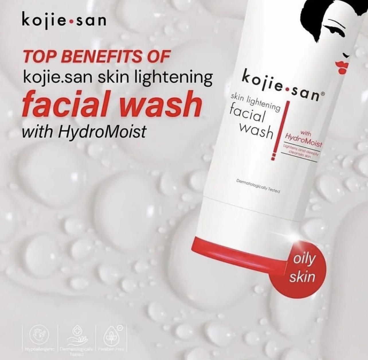 Kojie San Skin Lightening Facial Wash - 100g - Image 3
