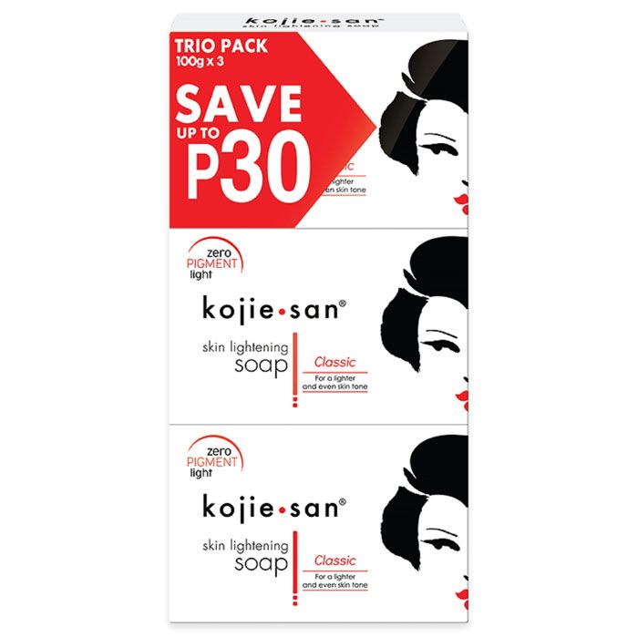 Kojie San Skin Lightening Soap - Classic - 100g x3