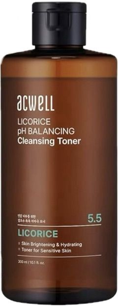 Acwell Licorice Ph Balancing Cleansing Toner - 300ml (10.1oz)