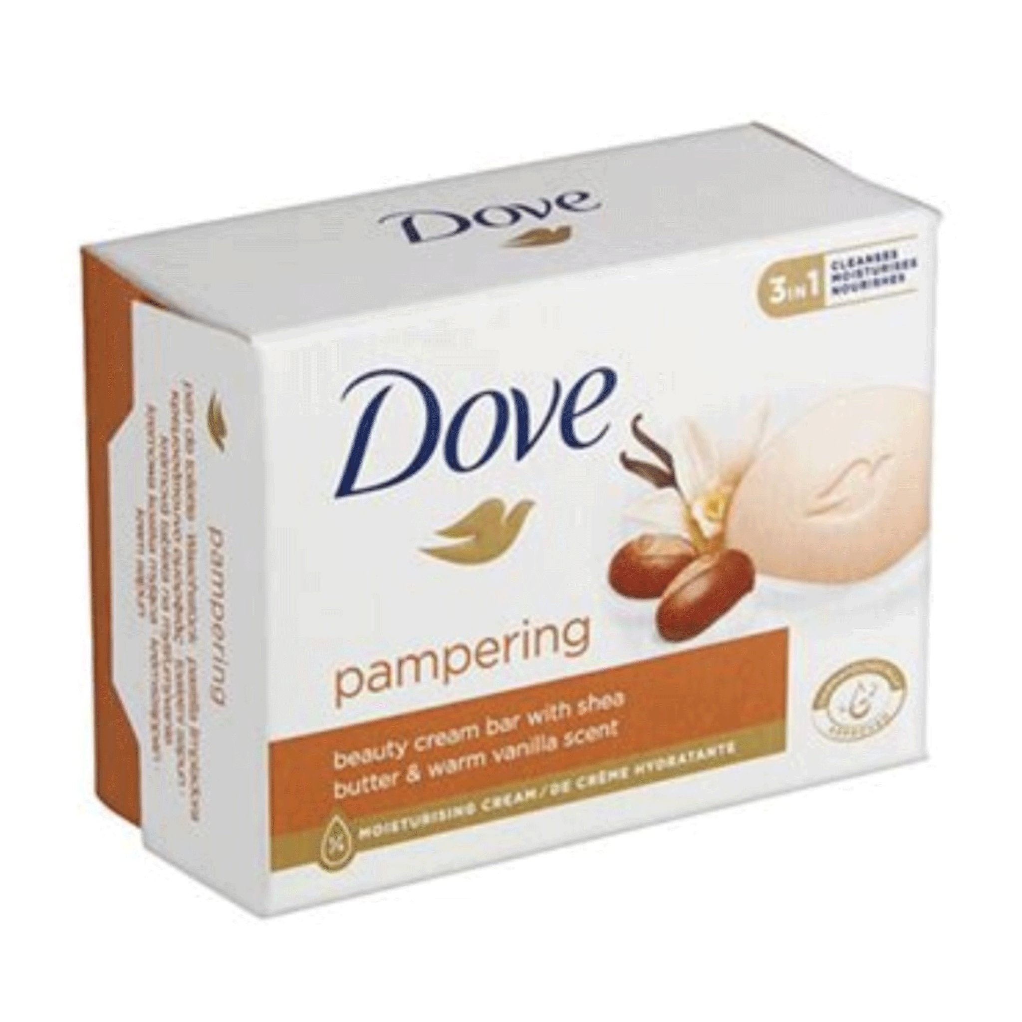 Dove Pampering Beauty Cream Bar with Shea Butter And Warm Vanilla Scent