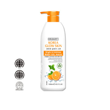 Dr. Davey Korea glow skin Bright and Exfoliate Body gel wash